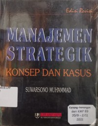 Image of MANAJEMEN STRATEGI KONSEP DAN KASUS