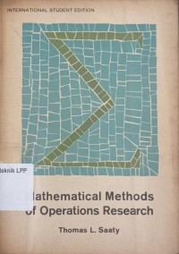Image of Mathematical Methods of Operations Research