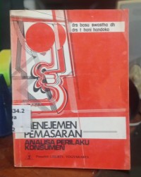 Image of MENEJEMEN PEMASARAN ANALISA PERILAKU KONSUMEN