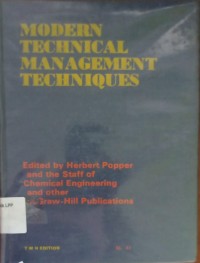 Image of Modern Technical Management Techniques