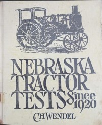Image of Nebraska Tractor Tests Since 1920
