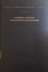 Image of NUMERICAL METHODS FOR SCIENTISTS AND ENGINEERS