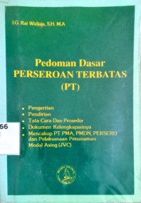 Image of Pedoman Dasar Perseroan Terbatas (PT)