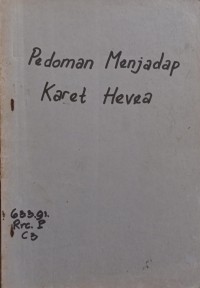 Image of Pedoman Menjadap Karet Hevea