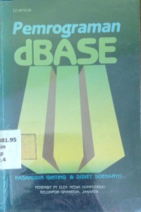 Image of Pemrograman DBase III