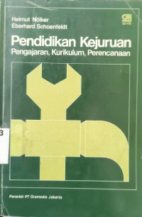 Image of Pendidikan Kejuruan: Pengajaran, Kurikulum, Perencanaan
