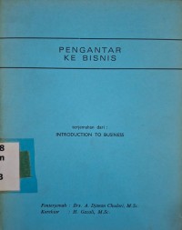 Image of Pengantar ke Bisnis