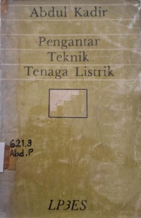 Image of Pengantar Teknik Tenaga Listrik