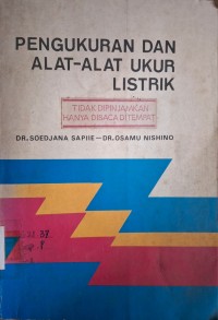 Image of Pengukuran dan Alat-Alat Ukur Listrik