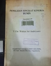 Image of Penilaian Tingkat Kinerja BUMN