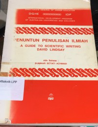 Image of Penuntun Penulisan Ilmiah
