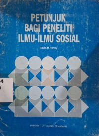 Image of Petunjuk Bagi Peneliti Ilmu-Ilmu Sosial