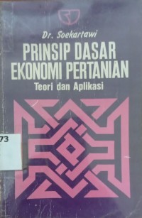 Image of Prinsip - Prinsip Dasar Ekonomi Pertanian