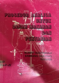 Image of Prosedur Analisa Untuk Bahan Makanan Dan Pertanian