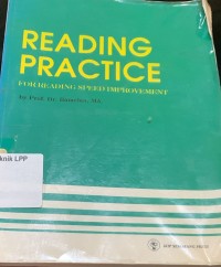 Image of Reading Practice: For Reading Speed Improvement