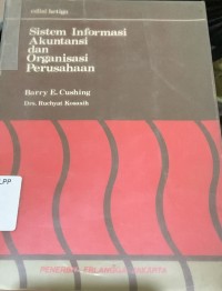 Image of Sistem Informasi Akuntansi dan Organisasi Perusahaan