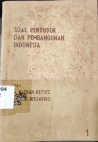 Image of Soal penduduk dan Pembangunan Indonesia