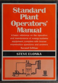 Image of Standard Plant Operators' Manual