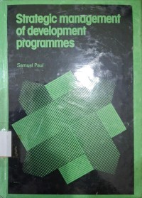 Image of Strategic Manajemen of Development Programmes