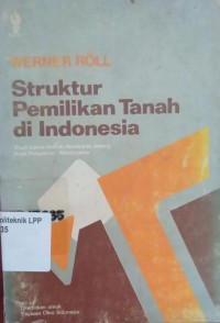 Image of Struktur Pemilikan Tanah di Indonesia