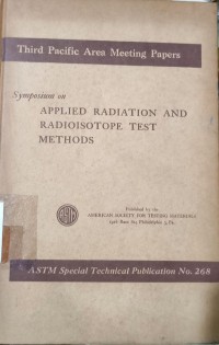 Image of Symposium on Applied Radiation and Radioisotope Test Methods