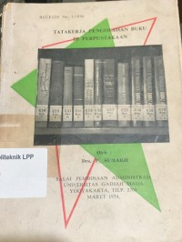 Image of Tatakerja Pengolahan Buku di Perpustakaan