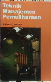 Image of Teknik Manajemen Pemeliharaan