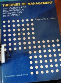 Image of Theories of Management